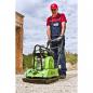 Preview: Compacteur á plaque Force de compactage KN 15,5 Largeur Plateau mm 420 Vibration par minutes vpm 6300 Vitesse m/min 14,4 Longueur plateau mm 550 Profondeur de compactage mm 200 Niveau puissance sonore- vibreur Niveau de puissance sonore en dB 107 Poids Po